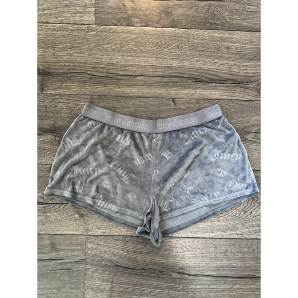 Juicy Couture Pants - Juicy Couture Shorts Womens Large‎ Gray Sleep Velour
